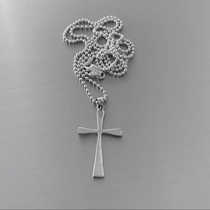 Sterling Silver Necklace, Men’s Silver Necklace,